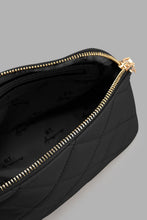 Load image into Gallery viewer, Redtag-Black-Quilted-Cross-Body-Bag-Cross-Body-Bags-Women-