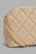 Load image into Gallery viewer, Redtag-Beige-Quilted-Cross-Body-Bag-Cross-Body-Bags-Women-