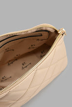 Load image into Gallery viewer, Redtag-Beige-Quilted-Cross-Body-Bag-Cross-Body-Bags-Women-