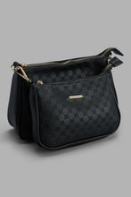 Load image into Gallery viewer, Redtag-Black-Quilted-Cross-Body-Bag-Cross-Body-Bags-Women-