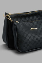 Load image into Gallery viewer, Redtag-Black-Quilted-Cross-Body-Bag-Cross-Body-Bags-Women-