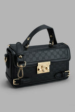 تنزيل الصورة على معرض الصور، Redtag-Black-Embossed-Cross-Body-Bag-Cross-Body-Bags-Women-