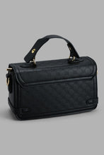 تنزيل الصورة على معرض الصور، Redtag-Black-Embossed-Cross-Body-Bag-Cross-Body-Bags-Women-