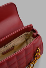 تنزيل الصورة على معرض الصور، Redtag-Maroon-Chocolate-Quilted-Cross-Body-Bag-Cross-Body-Bags-Women-