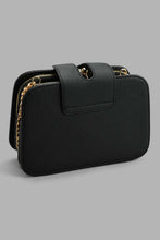Load image into Gallery viewer, Redtag-Black-Textured-Cross-Body-Bag-Cross-Body-Bags-Women-