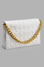 Load image into Gallery viewer, Redtag-White-Quilted-Cross-Body-Bag-Cross-Body-Bags-Women-