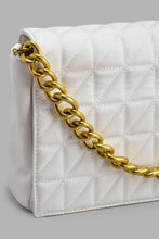 Load image into Gallery viewer, Redtag-White-Quilted-Cross-Body-Bag-Cross-Body-Bags-Women-