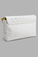 Load image into Gallery viewer, Redtag-White-Quilted-Cross-Body-Bag-Cross-Body-Bags-Women-