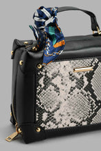 Load image into Gallery viewer, Redtag-Black-Animal-Croc-Cross-Body-Bag-Cross-Body-Bags-Women-