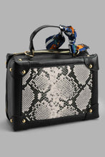 Load image into Gallery viewer, Redtag-Black-Animal-Croc-Cross-Body-Bag-Cross-Body-Bags-Women-