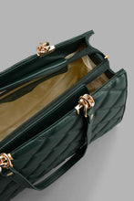Load image into Gallery viewer, Redtag-Green-Quilted-Tote-Bag-Tote-Bags-Women-