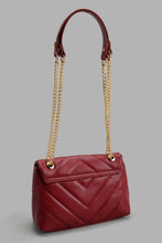 Load image into Gallery viewer, Redtag-Maroon-Quilted-Cross-Body-Bag-Cross-Body-Bags-Women-
