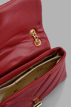 Load image into Gallery viewer, Redtag-Maroon-Quilted-Cross-Body-Bag-Cross-Body-Bags-Women-