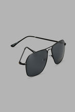 Load image into Gallery viewer, Redtag-Black-Aviator-Sunglasses-Aviator-Men's-