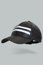 تنزيل الصورة على معرض الصور، Redtag-Black-Stripe-Cap-For-Men-Colour:Black,-Filter:Men's-Accessories,-Men-Caps,-New-In,-New-In-Men-ACC,-Non-Sale,-S22B-Men's-