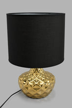 تنزيل الصورة على معرض الصور، Redtag-Gold-Geometric-Base-Table-Lamp-Table-Lamps-Home-Decor-