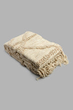 تنزيل الصورة على معرض الصور، Redtag-White-Boho-Pattern-Woven-Rug-Rugs-Home-Decor-