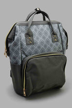 تنزيل الصورة على معرض الصور، Redtag-Grey-Backpack-Diaper-Bag-Category:Bags,-Colour:Grey,-Filter:Newborn-Accessories,-NBN-Bags,-New-In,-New-In-NBN-ACC,-Non-Sale,-S22C,-Section:Kidswear-New-Born-Baby-