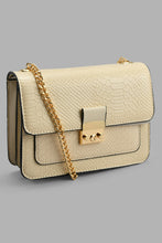 Load image into Gallery viewer, Redtag-Brown-Croc-Textured-Cross-Body-Bag-Cross-Body-Bags-Women-