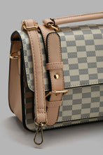 Load image into Gallery viewer, Redtag-Beige-Monogram-Cross-Body-Bag-Cross-Body-Bags-Women-