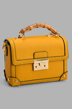 Load image into Gallery viewer, Redtag-Mustard-Cross-Body-With-Tassle-Trim-Cross-Body-Bags-Women-