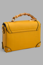 Load image into Gallery viewer, Redtag-Mustard-Cross-Body-With-Tassle-Trim-Cross-Body-Bags-Women-