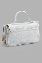 Load image into Gallery viewer, Redtag-White-Textured-Cross-Body-Bag-Cross-Body-Bags-Women-