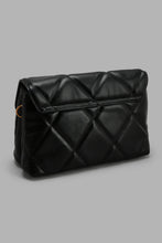 Load image into Gallery viewer, Redtag-Black-Quilted-Cross-Body-Bag-Cross-Body-Bags-Women-