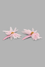 Load image into Gallery viewer, Pink Headband And Hair Clip For Girls (Set of 2)