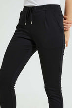 تنزيل الصورة على معرض الصور، Redtag-Black-Tapered-Leg-Turn-Up-Trouser-Trousers-Women's-