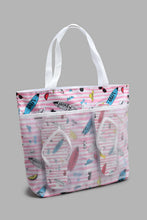 Load image into Gallery viewer, Redtag-Multicolour-Printed-Beach-Bag-With-Flip-Flop-Beach-Bags-Women-