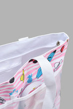 Load image into Gallery viewer, Redtag-Multicolour-Printed-Beach-Bag-With-Flip-Flop-Beach-Bags-Women-