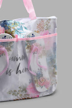 Load image into Gallery viewer, Redtag-Multicolour-Printed-Beach-Bag-With-Flip-Flop-Beach-Bags-Women-