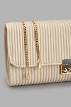 تنزيل الصورة على معرض الصور، Redtag-Beige-Pleated-Clutch-Bag-Clutches-Women-