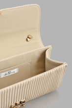 تنزيل الصورة على معرض الصور، Redtag-Beige-Pleated-Clutch-Bag-Clutches-Women-