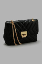 Load image into Gallery viewer, Redtag-Black-Quilted-Clutch-Bag-Clutches-Women-