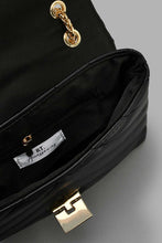 Load image into Gallery viewer, Redtag-Black-Quilted-Clutch-Bag-Clutches-Women-