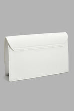 تنزيل الصورة على معرض الصور، Redtag-White-Rhinestone-Lock-Clutch-Bag-Clutches-Women-