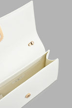 تنزيل الصورة على معرض الصور، Redtag-White-Rhinestone-Lock-Clutch-Bag-Clutches-Women-