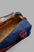 Load image into Gallery viewer, Redtag-Navy-Embossed-Hold-All-Bag-Backpacks-Men's-