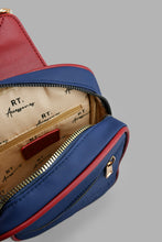 Load image into Gallery viewer, Redtag-Navy-Embossed-Sling-Bag-Duffle-Bag-Men's-