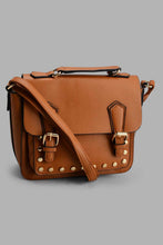 Load image into Gallery viewer, Redtag-Tan-Satchel-Day-Bag-Day-Bags-Women-