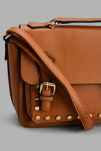 Load image into Gallery viewer, Redtag-Tan-Satchel-Day-Bag-Day-Bags-Women-
