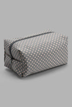 Load image into Gallery viewer, Redtag-Grey-And-Pink-Floral-Printed-Cosmetic-Pouches-Cosmetic-Pouches-Women-