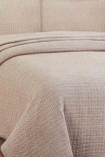 Load image into Gallery viewer, Redtag-Beige-Stone-Wash-Bedspread-Set-With-Lace
-(Double-Size)-0,-Colour:Beige,-Filter:Home-Bedroom,-HMW-BED-Bedspreads,-New-In,-New-In-HMW-BED,-Non-Sale,-S22A,-Section:Homewares-Home-Bedroom-