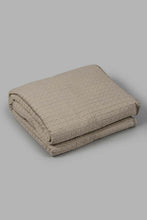 Load image into Gallery viewer, Redtag-Beige-Stone-Wash-Bedspread-Set-With-Lace
-(Double-Size)-0,-Colour:Beige,-Filter:Home-Bedroom,-HMW-BED-Bedspreads,-New-In,-New-In-HMW-BED,-Non-Sale,-S22A,-Section:Homewares-Home-Bedroom-