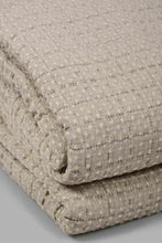 Load image into Gallery viewer, Redtag-Beige-Stone-Wash-Bedspread-Set-With-Lace
-(Double-Size)-0,-Colour:Beige,-Filter:Home-Bedroom,-HMW-BED-Bedspreads,-New-In,-New-In-HMW-BED,-Non-Sale,-S22A,-Section:Homewares-Home-Bedroom-