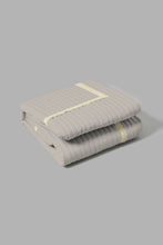 Load image into Gallery viewer, Redtag-Beige-Bedspread-Set-With-Lace-
-(King-Size)-Bedspreads-Home-Bedroom-
