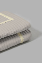 Load image into Gallery viewer, Redtag-Beige-Bedspread-Set-With-Lace-
-(King-Size)-Bedspreads-Home-Bedroom-