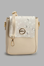 Load image into Gallery viewer, Redtag-Beige-Floral-Printed-Mobile-Pouches-Mobile-Pouches-Women-